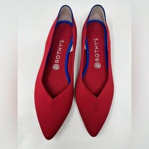 Rothy’s The Point Flat In Chili Red Size W10